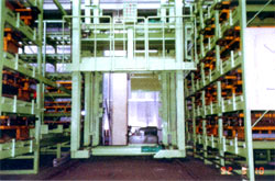 PALLET STORAGE AND RETRIEVAL EQUIPMENT